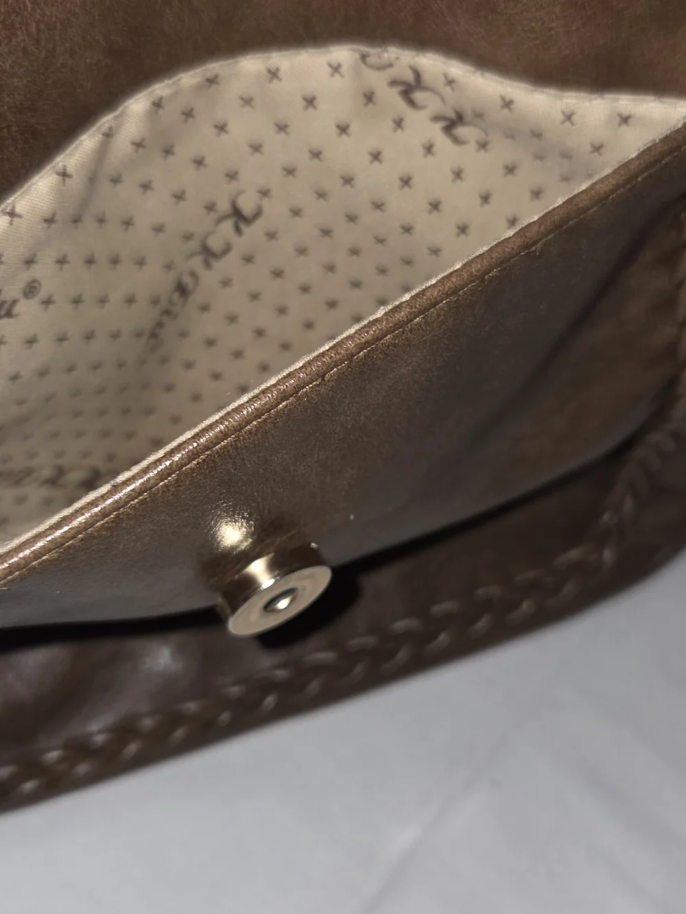 Brown Braided Tassel Backpack - Women's Casual Leather-Style Bag